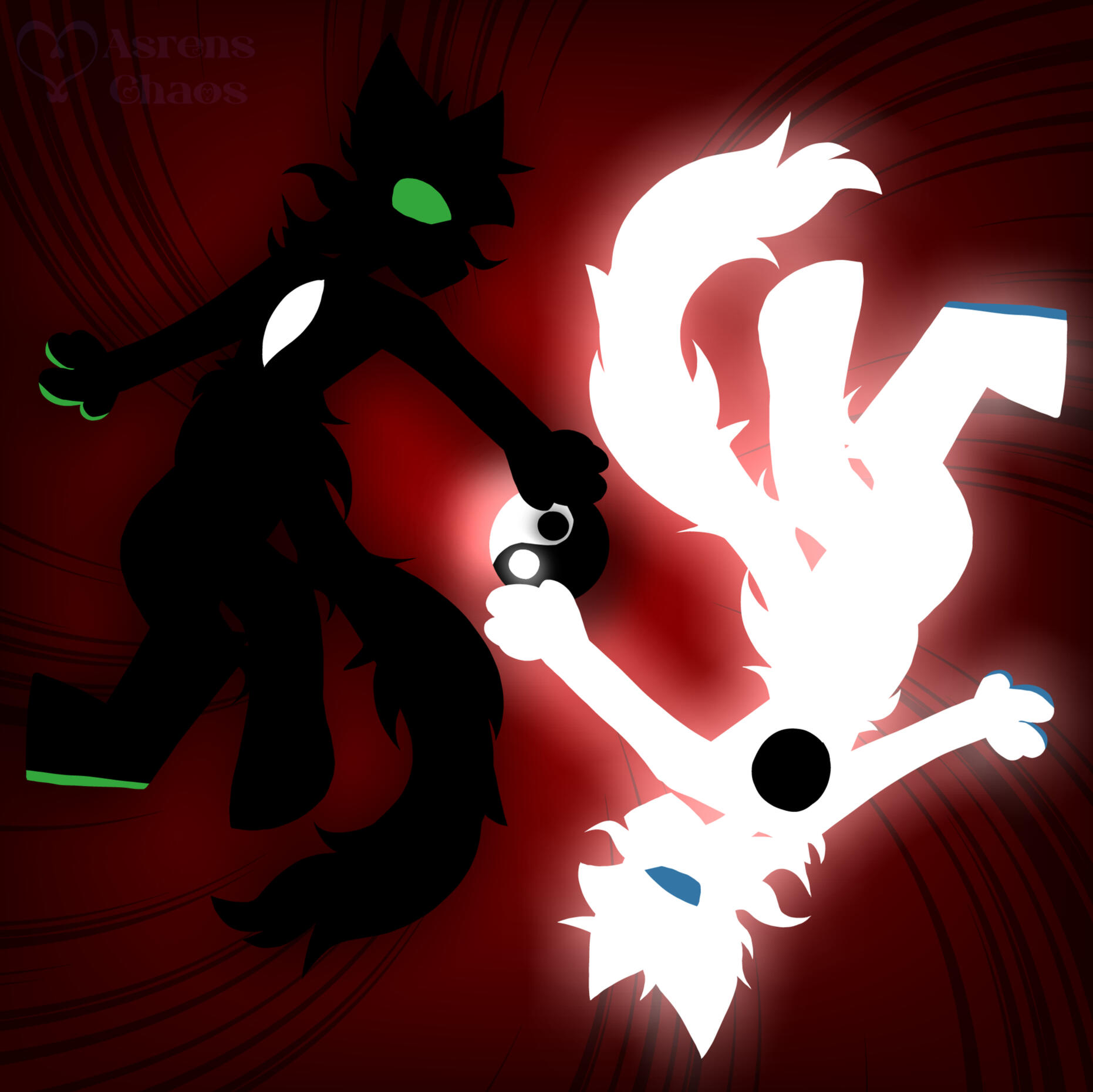 Minimally Shaded Anthro (2 Characters)