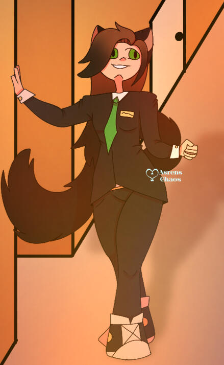 Minimally Shaded Fullbody Humanoid (Complex Background)